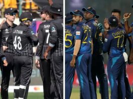 world cup 2023 nz vs sl match today, new zealand eyeing for 4th spot in semifinal, updates and records, playing xi