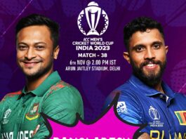 World cup 2023 sl vs ban match day, Srilanka eyeing for 3rd win, updates and records, playing xi