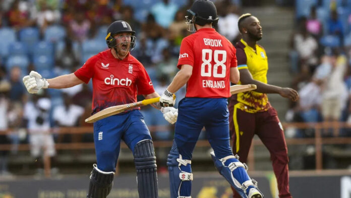 ENG vs WI t20 series England defeated West Indies in the third T20, Phil Salt stormy century