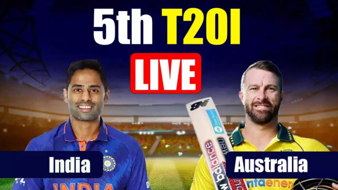 IND vs AUS 5th T20 Live Score India vs Australia, India score 160 runs, shreyas iyer hits fifty