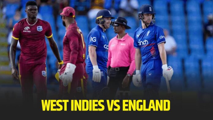 WI vs ENG 3rd ODI West Indies beat England by 4 wickets, won the series by 2-1