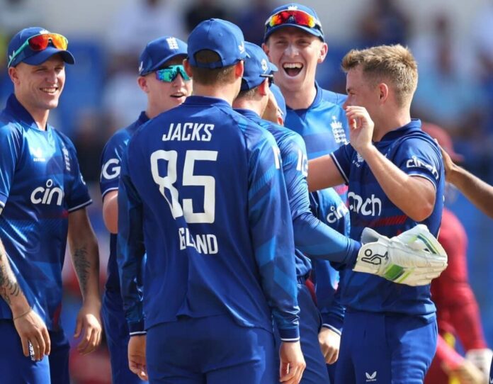 WI vs ENG 2nd odi England equals series, defeated west indies by 6 wickets, Sam Curran took 3 wickets, got the player of the match award