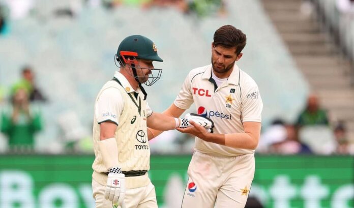 AUS vs PAK 2nd test day 1, rain interrupted game but completed 66 overs, Australia 183 for 3 at stumps