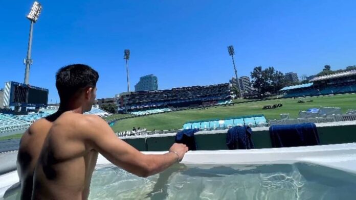 IND vs SA shubhman gill reached south Africa and joined team in Durban, shared shirtless pic on social media