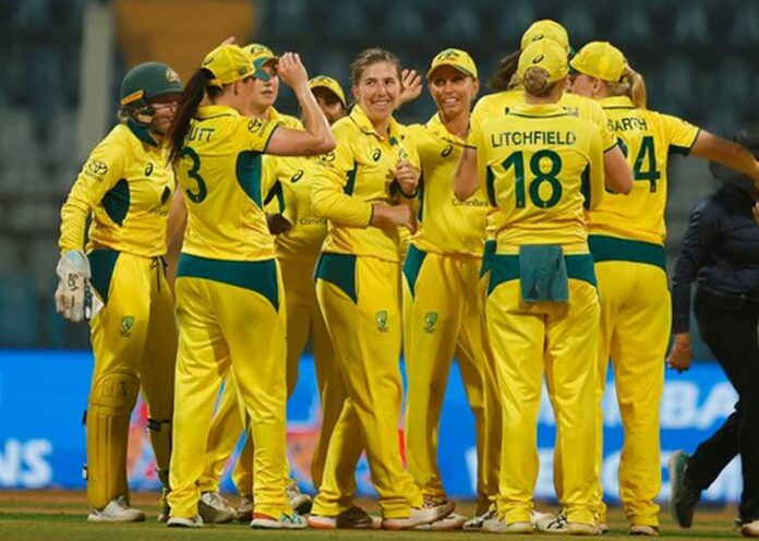 INDW vs AUSW 3rd odi australia beat India by 190 runs, won the series 3-0