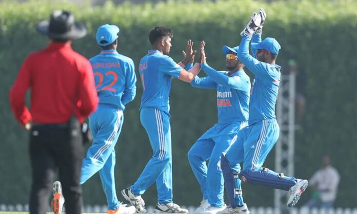 U19 Tri Series latest update India defeated South Africa by 6 wickets, Uday Saharan hits a century