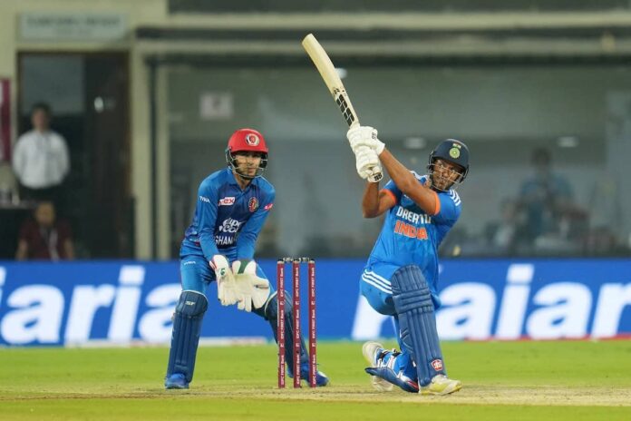 IND vs AFG 2nd t20, shivam dube again did brilliant with ball and bat, achieved a unique milestone to half century and a wicket