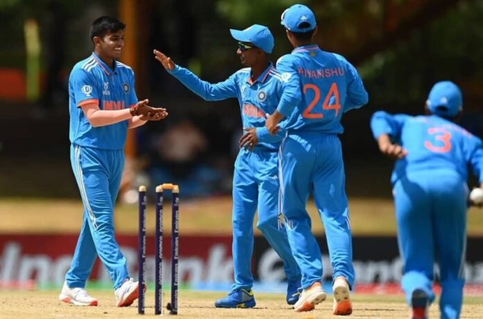 ICC U-19 WC big victory for India U19 against USA U19, india become group topper but chances og ind vs pak match finished