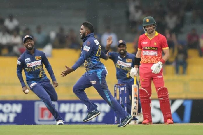 SL vs ZIM 3rd odi, Hasaranga takes 7-19 as Sri Lanka beat Zimbabwe by 8 wicketd, grabs ODI series by 2-0