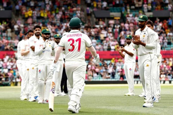 AUS vs PAK 3rd test, Australia beat pakistan by 8 wickets, won series by 3-0, memorable farewell to david warner