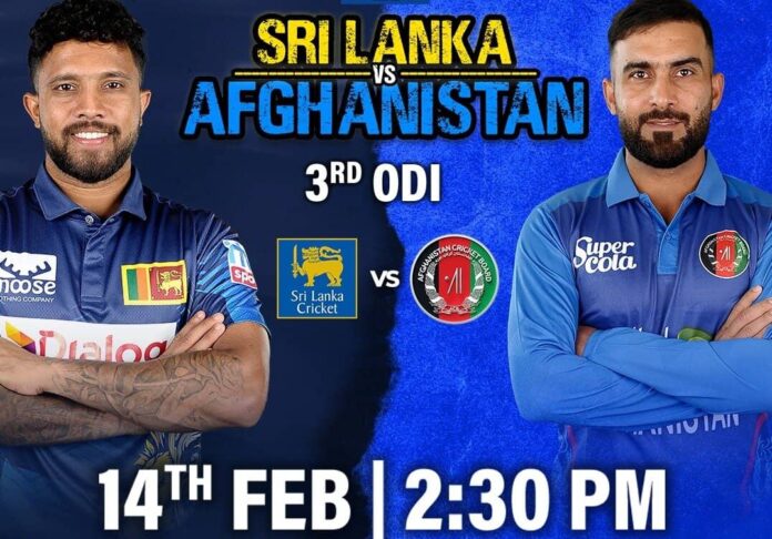 SL vs AFG 3rd odi today, sri lanka eying for clean sweep, updates and records, pich and weather condition, possible playing xi