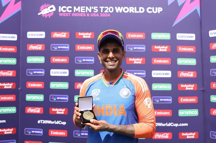 Suryakumar Yadav equals Virat Kohli record in T20 cricket Player of the match T20 World Cup 2024