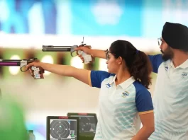 Paris Olympics day 3 Shooting, Manu Bhaker and Sarabjot Singh qualified for Mixed Team Bronze Medal Match