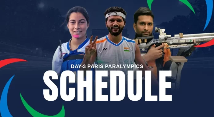 Paris Paralympics 2024 day 3 Full Schedule today India may get 4 more medal