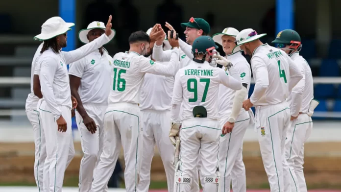 WI vs SA 2nd test, South Africa beat West Indies by 40 4uns, wins test series 1-0