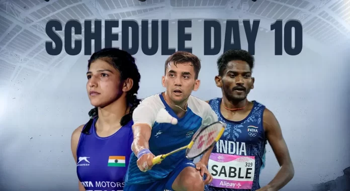 paris olympics 2024 day 10 india schedule, Lakshya sen Bronze Medal Match