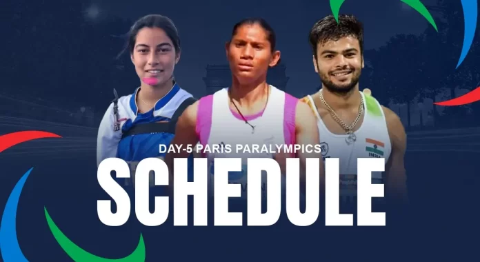 Paris Paralympics 2024 Day 5 Full Schedule India, Indian athletes will play 4 gold medal matches