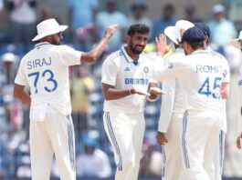 ind vs ban 1st test team Bangladesh failed to reach 150 runs mark, jasprit bumrah took 4 wickets, India started 2nd inning