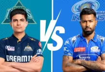 MI vs GT match day, crucial match for play off ticket, mumbai will face gujarat for top spot, shubhman gill, rohit sharma, latest sports updates