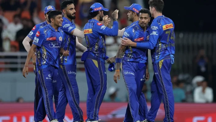 GT vs MI most runs scored in playoff match in ipl history, rohit sharma, jasprit bumrah, latest sports update