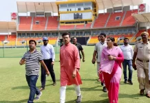 Sports Minister Rajyavardhan Singh Rathore inspected Rajsamand Stadium, latest Sports Update