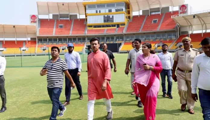 Sports Minister Rajyavardhan Singh Rathore inspected Rajsamand Stadium, latest Sports Update