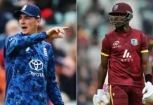 ENG vs WI 1st t20 today, west indies eyeing to come back after clean sweep defeat, shai hope, harry brook, latest sports update
