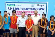 rd baheti district badminton tournament, Anvi rathore became champion, Latest Sports Update